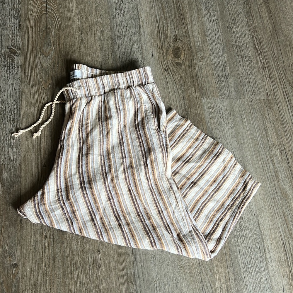 H+H by Harmony and Havo women's striped cropped pants size S